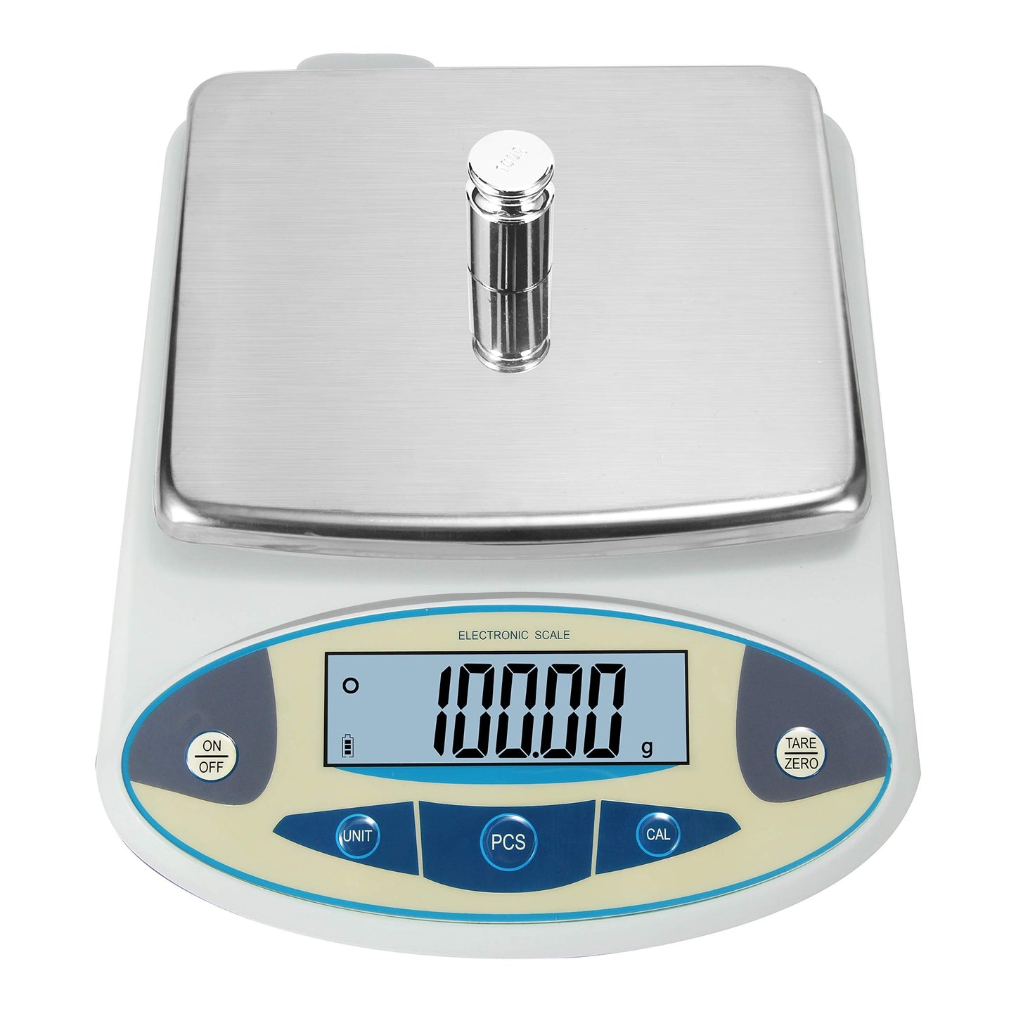 Bonvoisin Lab Scale 5000gx0.01g High Precision Electronic Analytical Balance 0.01g Accuracy Laboratory Precision Digital Scientific Scale (5000g)