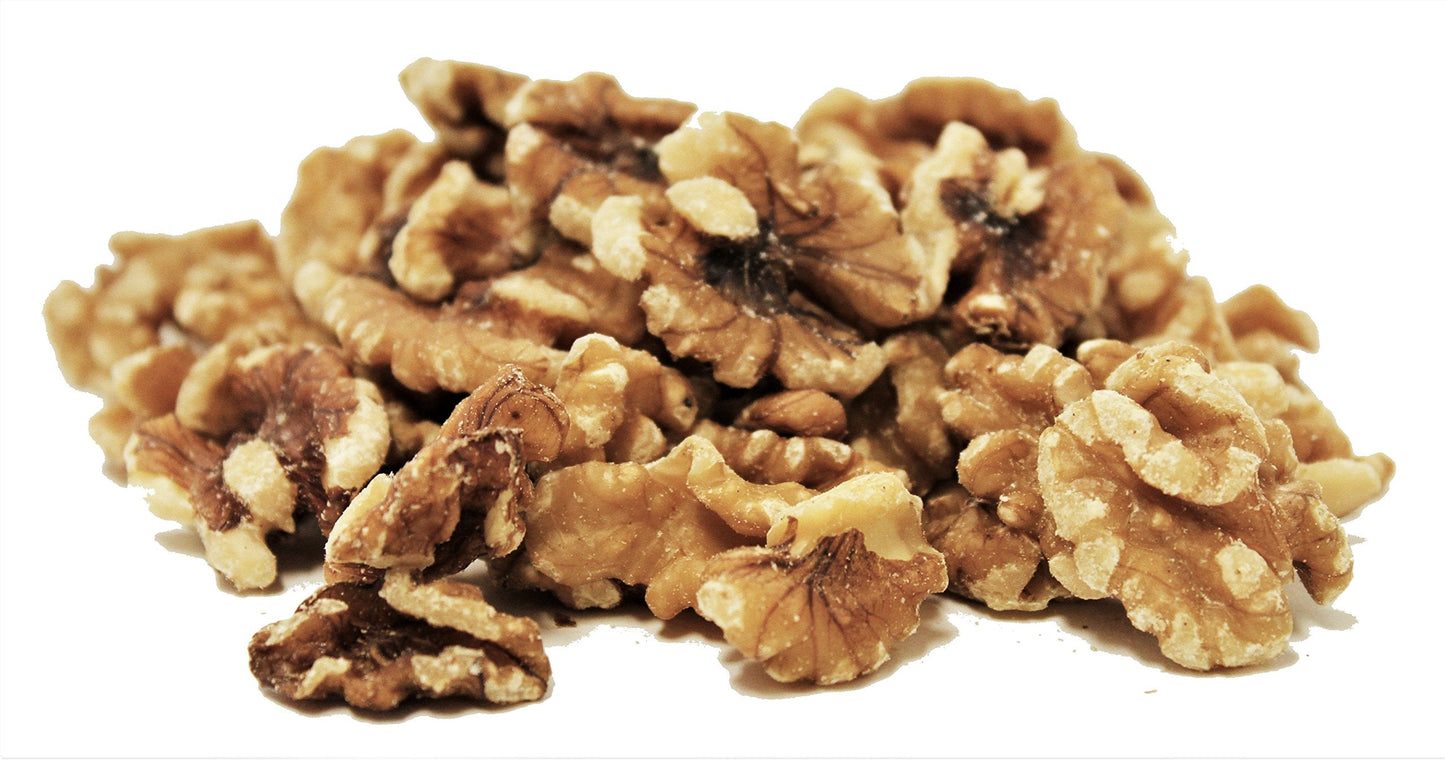 California Walnut Halves & Pieces, Raw, Shelled Walnuts by Its Delish, 5 lbs Bulk Bag | 100% All Natural Raw Unsalted Nuts for