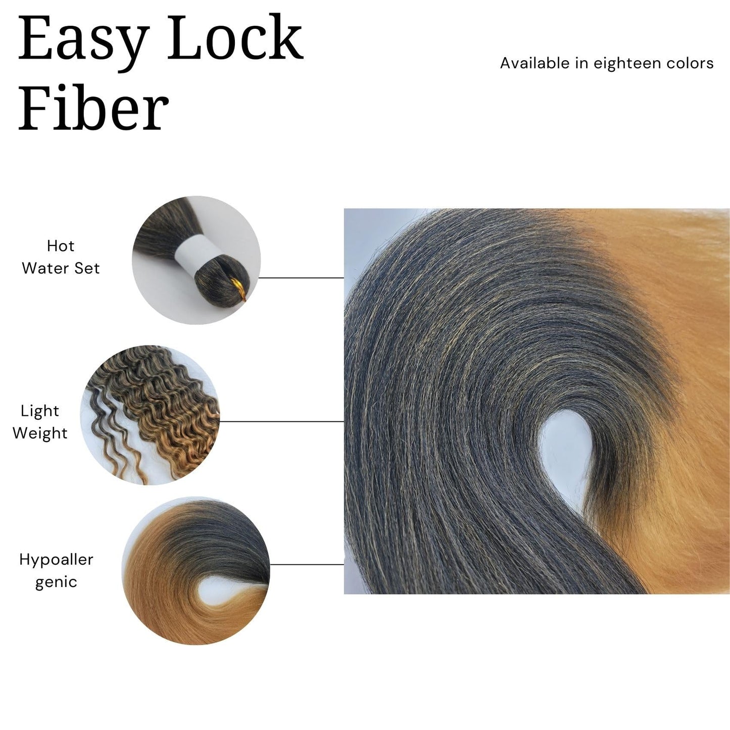 Honey Blonde Ombre Braiding Hair Pre stretched for Bob Boho Braids Pre stretched Boho Braiding Hair