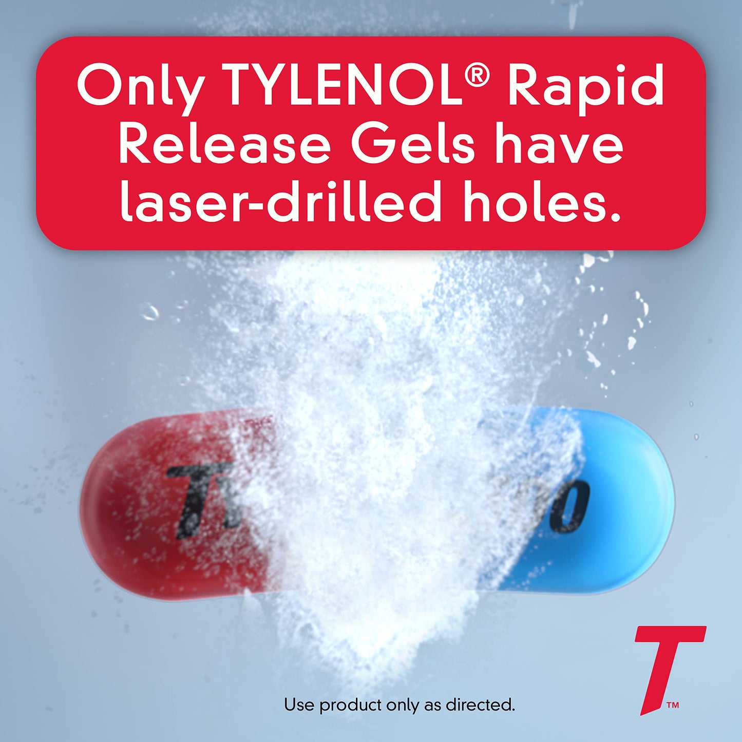 Tylenol Extra Strength Bundle, Each with 500 mg Acetaminophen Pain Reliever & Fever Reducer, Rapid Release Gels, 225 ct, & Extra Strength Caplets for On-The-Go, Travel Size, 6 ct, 2 Items