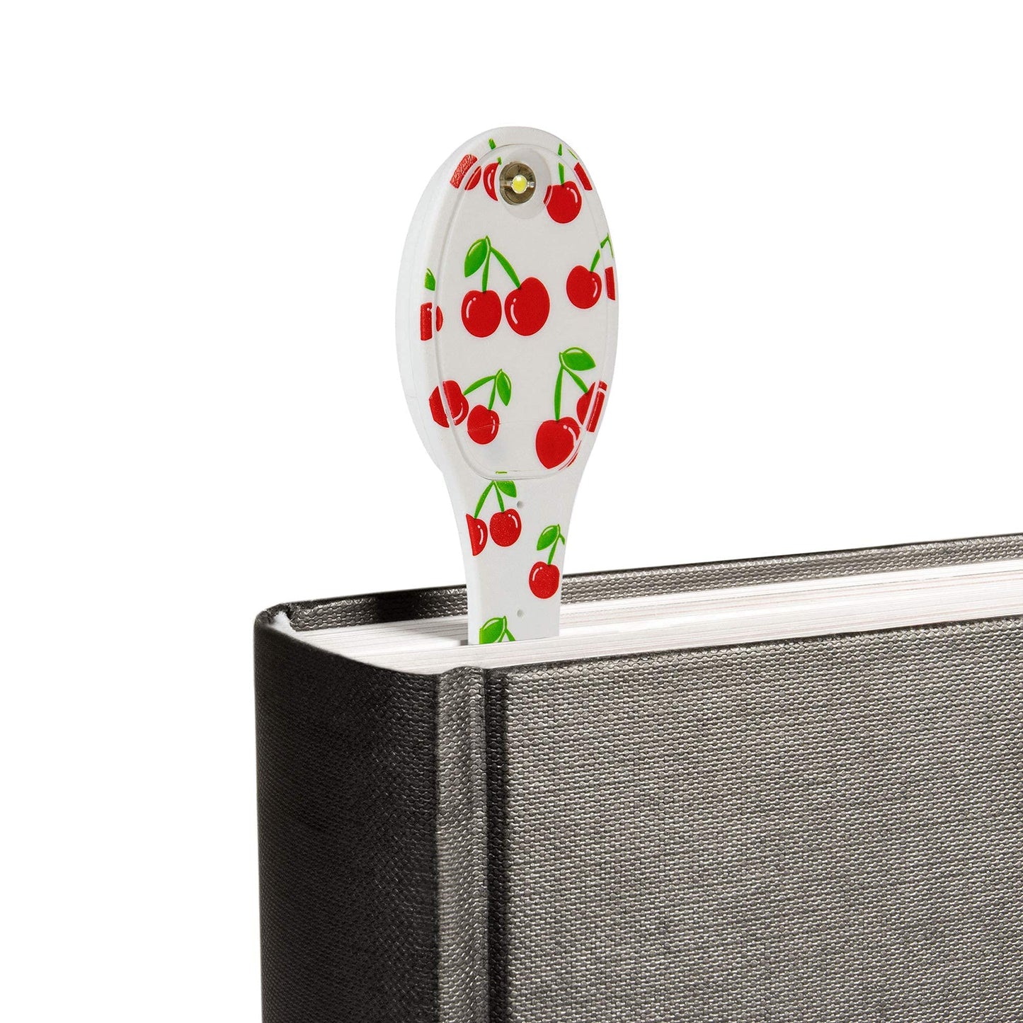 Gifts for Readers & Writers Flexilight Bookmark Light | LED Clip-On Reading Lamp | Battery Operated | Cherries
