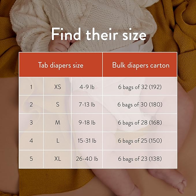 Joonya Baby Diapers, Size 4 L (15-31 lb) - 6 Bags of 25 (150) - New Range - NonToxic, Eco-Friendly, Ultra Slim, Overnight Use - Made in Denmark