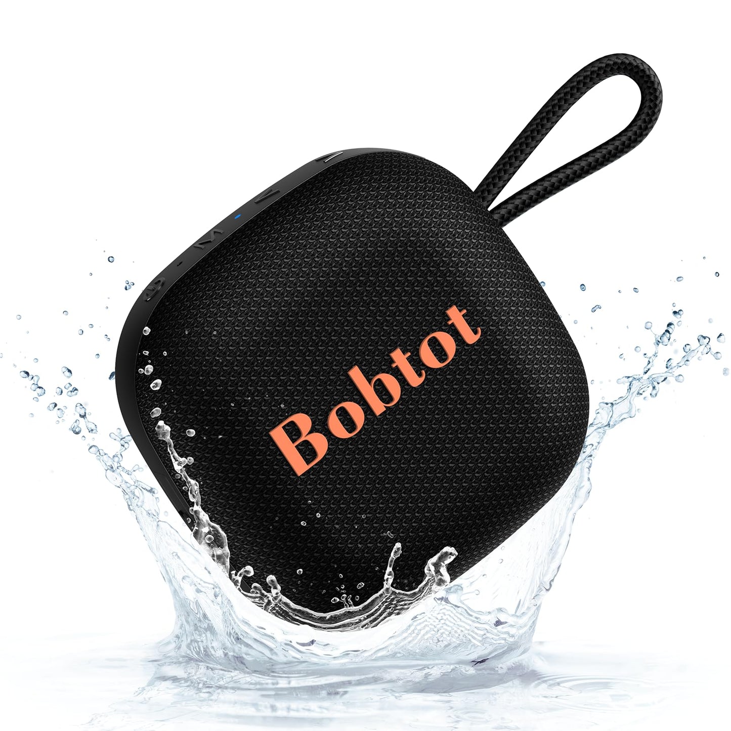 Bobtot Portable Wireless Bluetooth Speaker, IPX7 Waterproof Speakers with 16H Playing Time, Loud Stereo Sound, Built-in Mic, TWS
