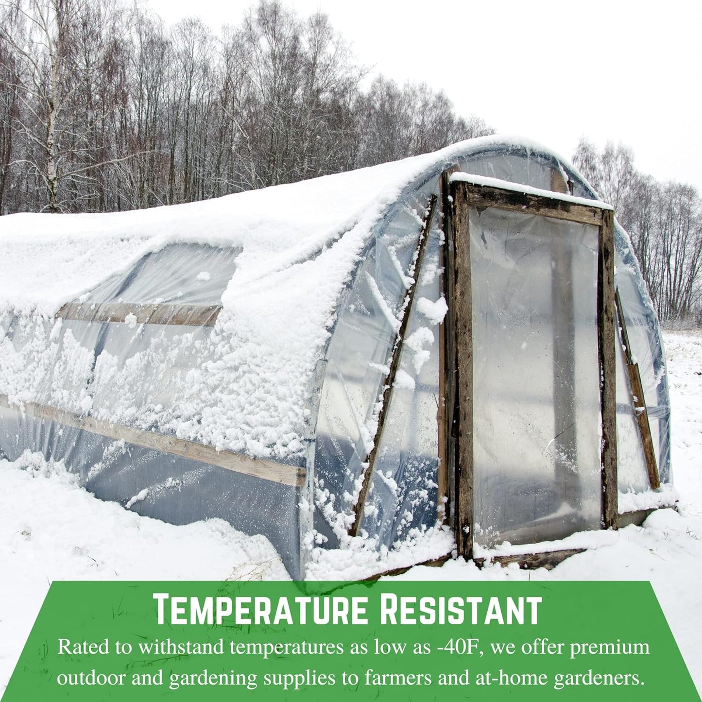 Farm Plastic Supply - Clear Vinyl Sheeting - 15 Mil - (4'6" x 75') - Vinyl Plastic Sheeting, Clear Sheet for Storm Windows, Covering, Protection, Tablecloth Protector
