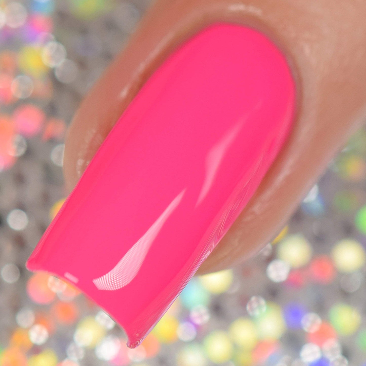 Twinkled T Bothered Hot Pink Stamping Polish