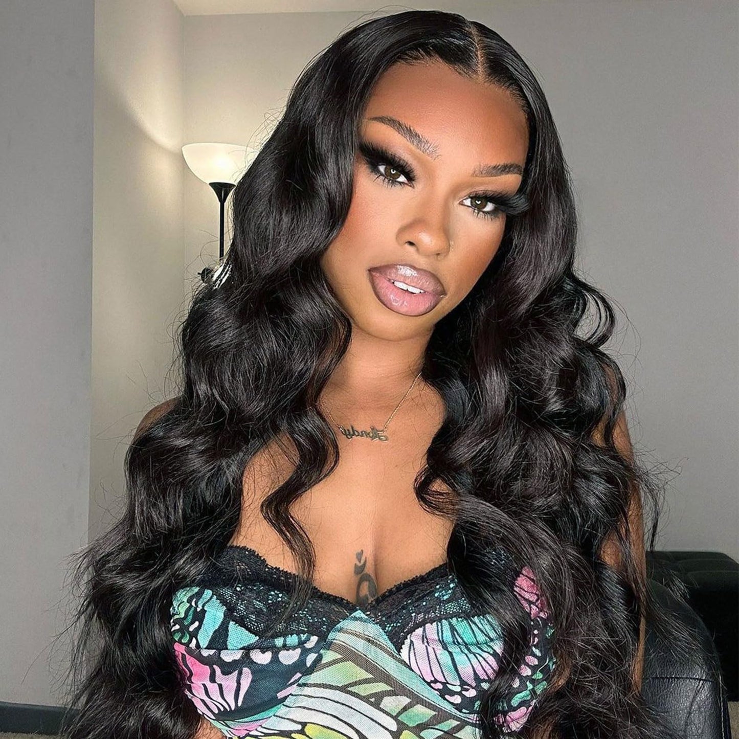DSEKCAIN Body Wave Closure Human Hair 5x5 HD Lace Closure Human Hair Body Wave Transparent HD 5x5 Lace Closure Raw Virgin Human
