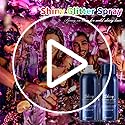 Lezero Body Glitter Spray, Temporary Shiny Hairspray for Face, Hair, Clothing, Long Lasting Quick-Drying Shimmer Mist for ...