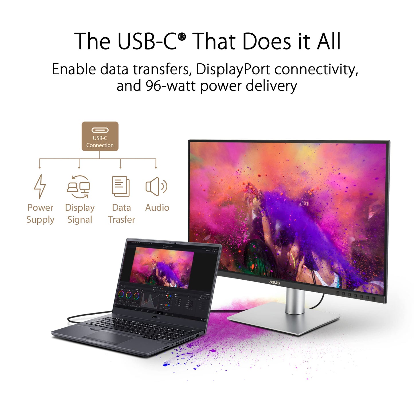 Asus Proart Display 32 (31.5 Viewable) Professional Monitor (Pa329Crv) - Ips, 4K Uhd (3840 X 2160), 98% Dci-P3, Color Accurac