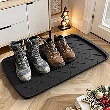 TonTool Boot Trays Heavy Duty Rubber Mat with Lip, Waterproof Shoe Mat Tray for Entryway Shoe Tray Multi-Purpose for Indoo...