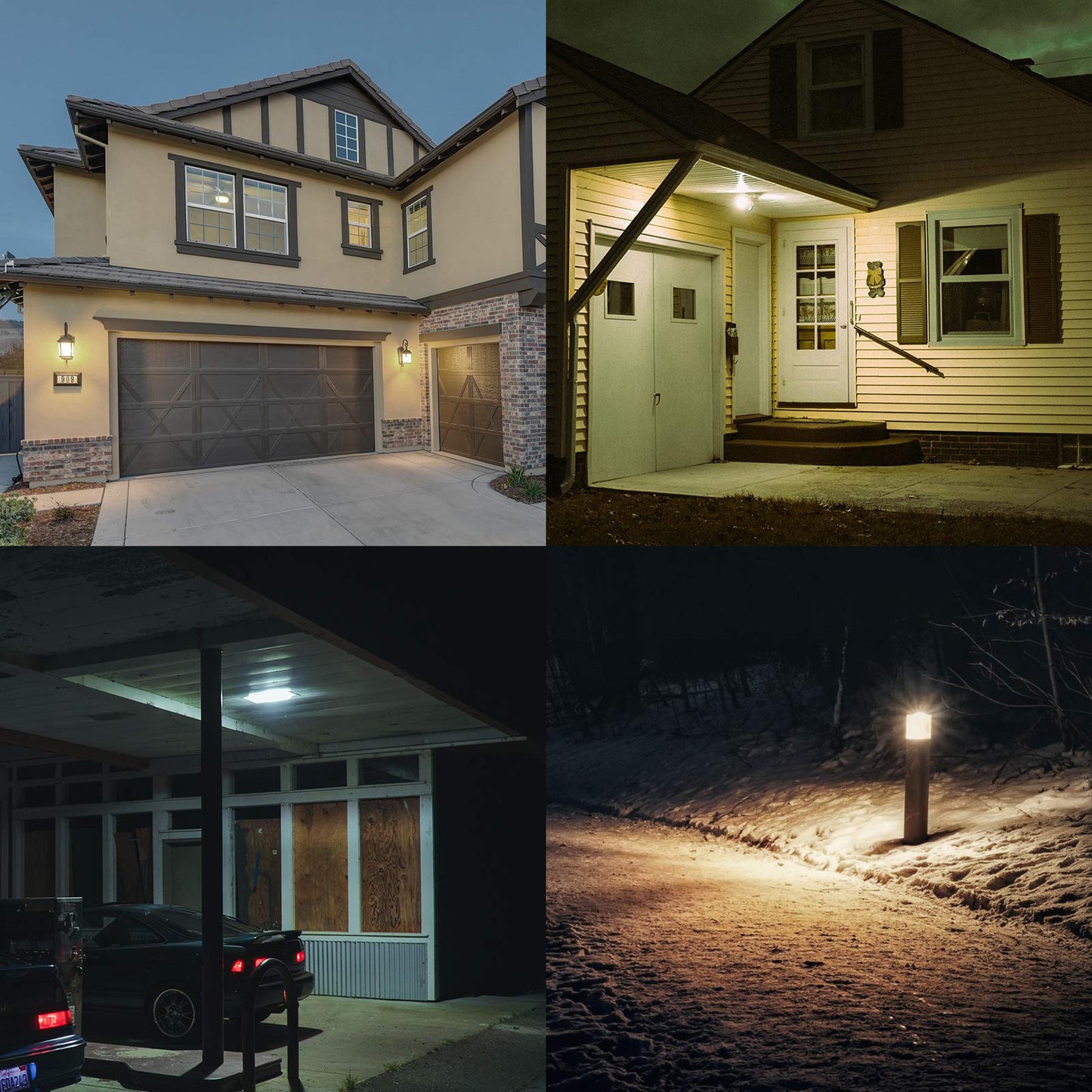 Greenic Motion Sensor Light Bulbs, 15W (100W Equivalent), 1500Lm, Warm White 3000K, Dusk To Dawn, A21 E26, 2 Pack