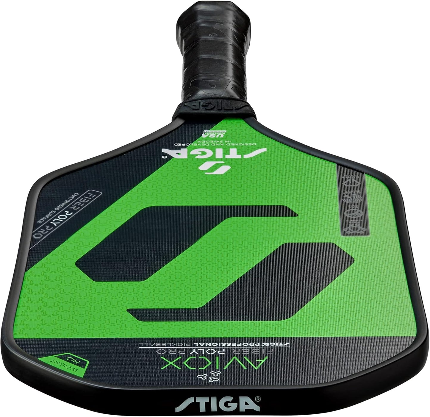 STIGA Aviox Pickleball Paddle | Midweight Paddle - USAPA Approved - Designed in Sweden