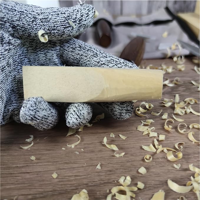 9PCS Basswood Carving Blocks with 2 Sizes,Whittling Wood Carving Kit,Soft Basswood for Carving(4"x1"x1",4"x2"x2")