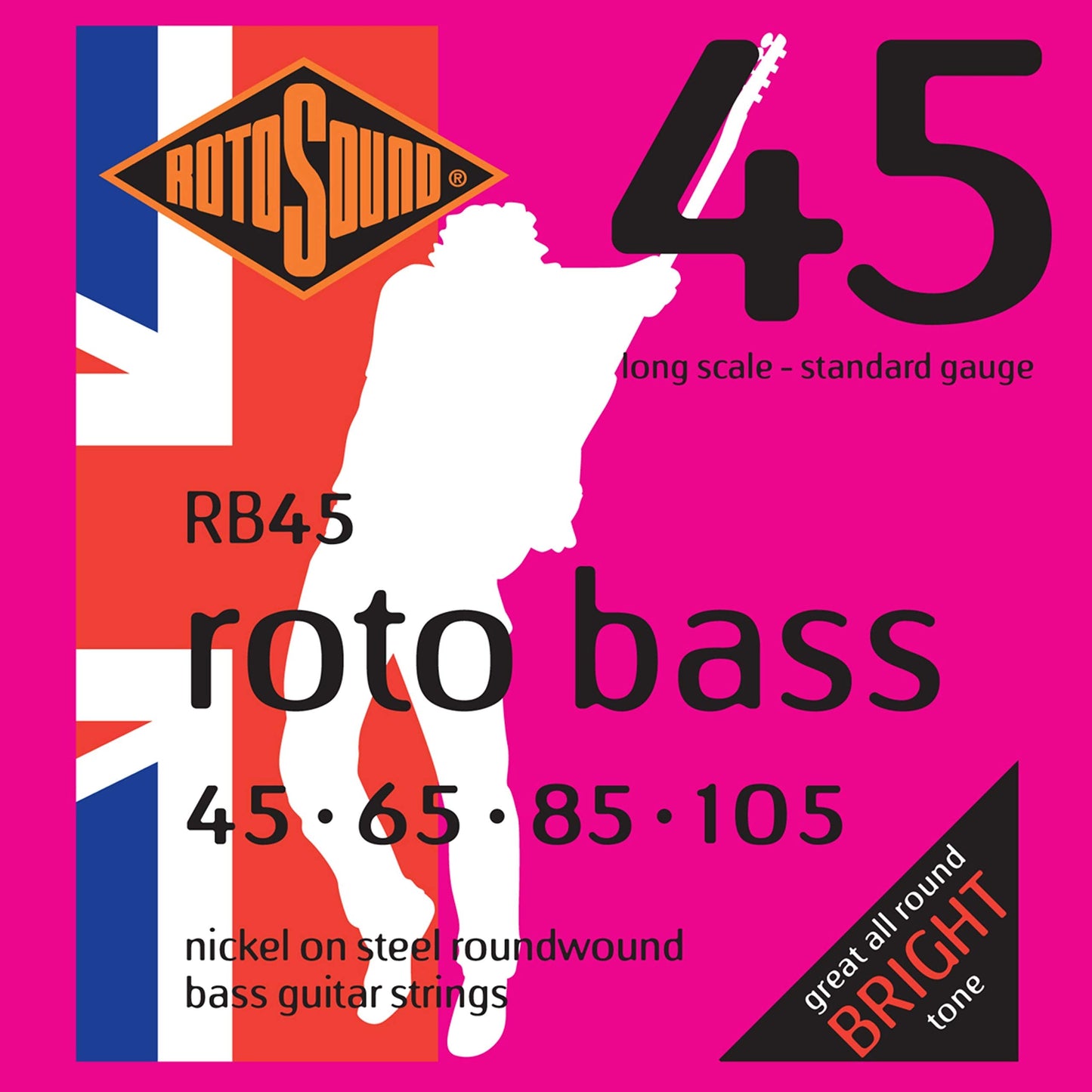 Rotosound Bass Guitar Strings (Rb45-5)