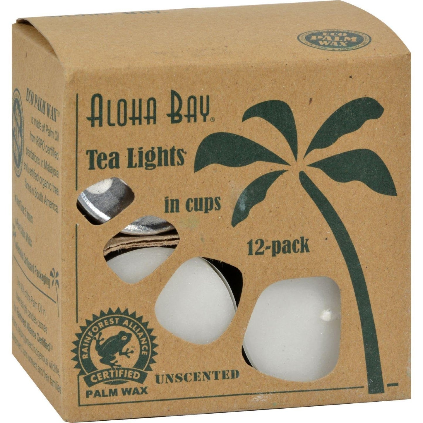 Aloha Bay Tea Light White 12/.7 Oz ( Multi-Pack)3