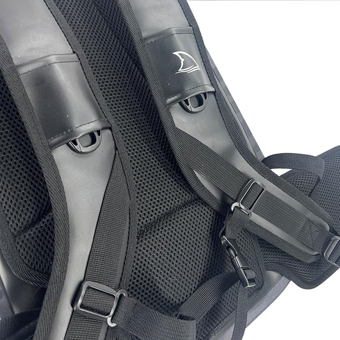 Eco-Friendly Dry Backpack Dry Bag with removable waist strap. Comfortable, extremely durable, and 30L size.