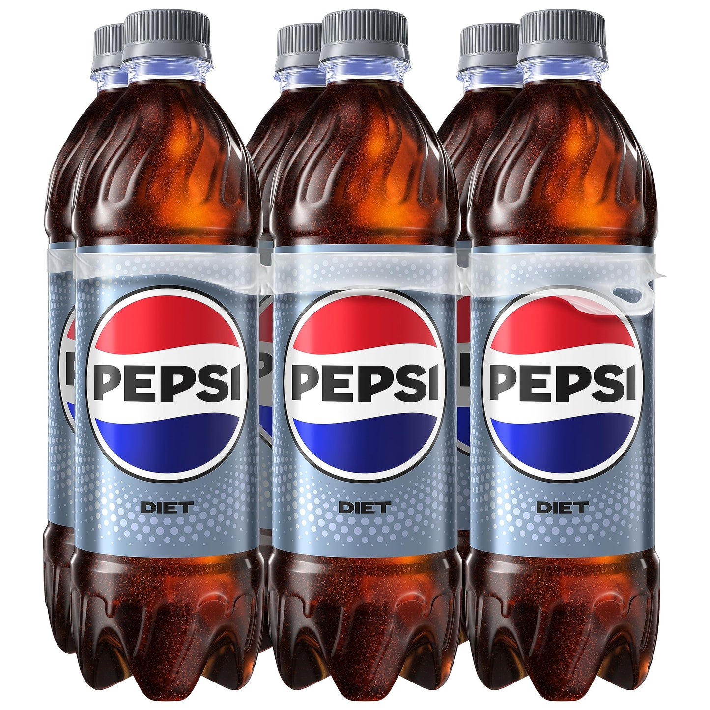 Diet Pepsi Cola Soda Pop, 16.9 Fl Oz Bottles, 6 Pack