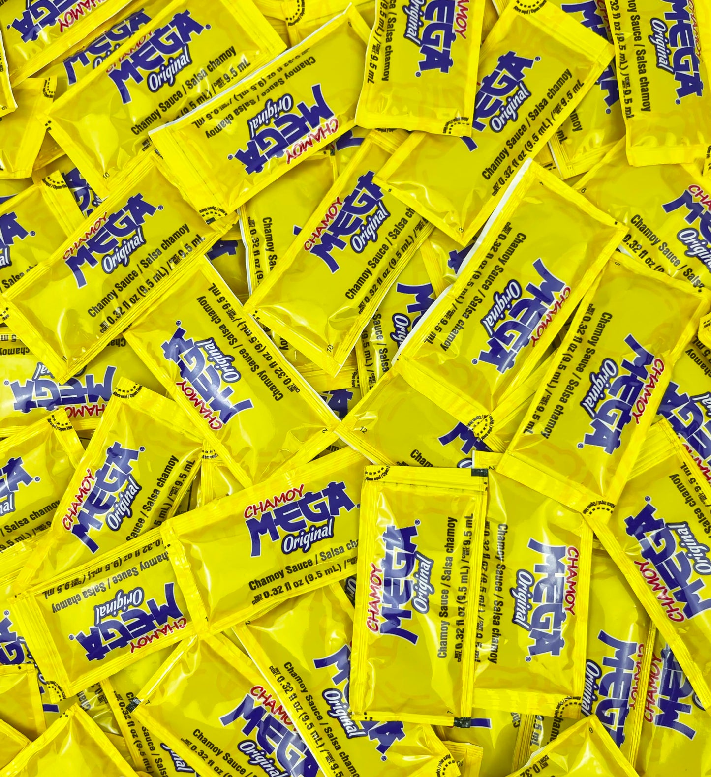 Mexgrim Chamoy Small Packets, Travel Size 100 Piece Bulk, Perfect For Single Serve On Fruit, Mexican, Dulces Enchilados, Chamoy
