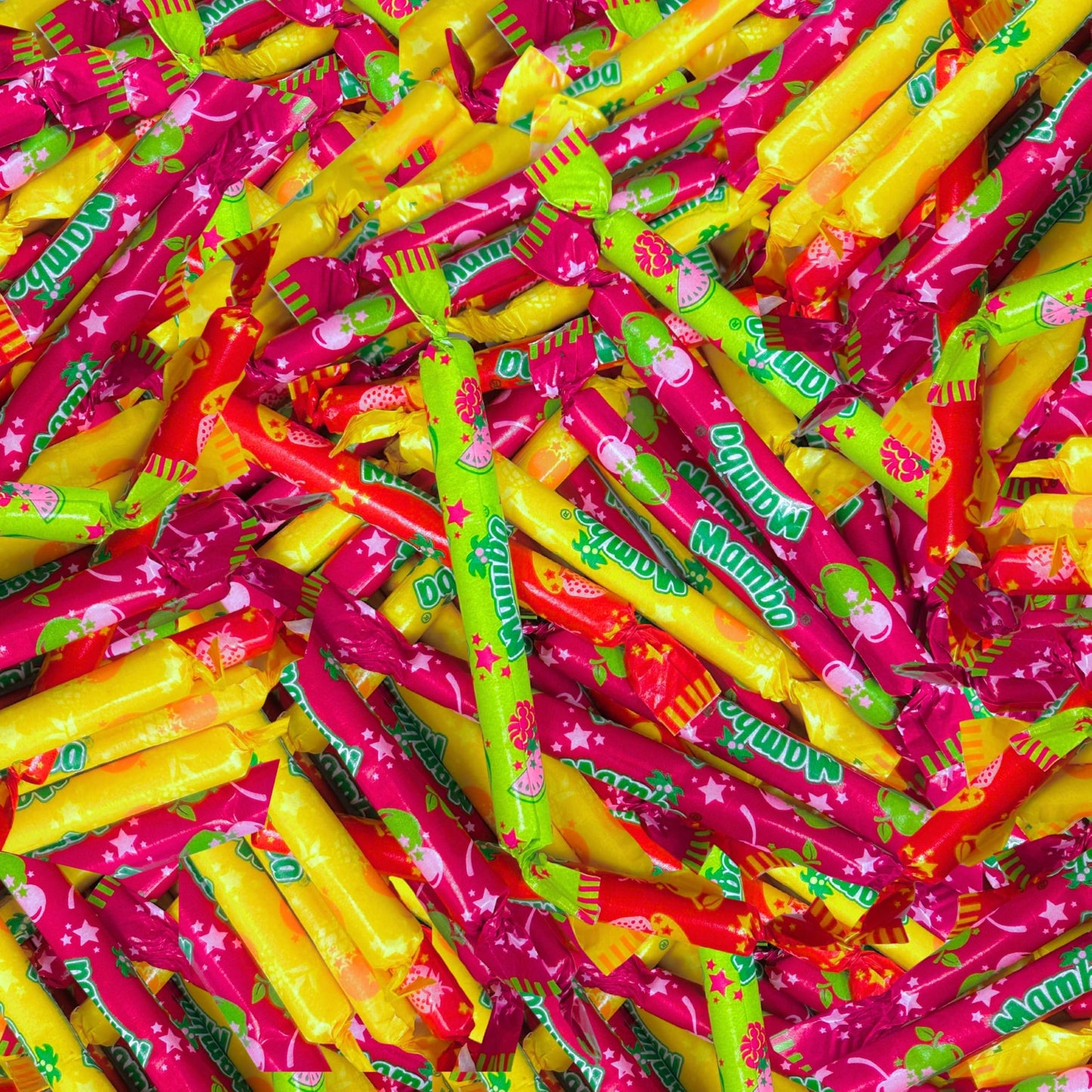 Holiday Bundle ASSORTIT Mamba Chews Magic Sticks (35 Pack) Fruit Candy Variety 8 Fun Flavors 2-In-1 Fruity Mix Individually Wrapped Tropical Chewy Candies Share Size for Home Office Schools & Party Snacking