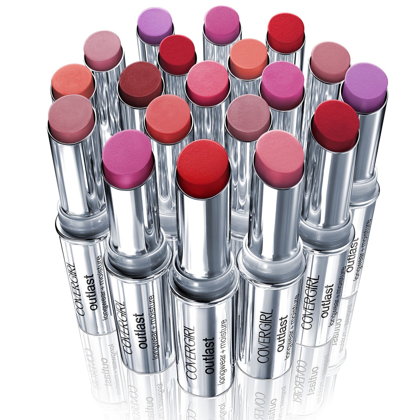 COVERGIRL Outlast Longwear Lipstick Fireball 910, .12 oz (packaging may vary)