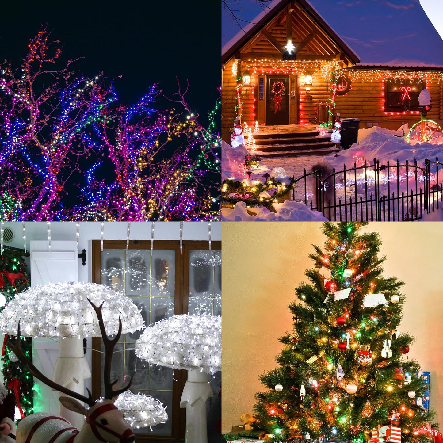 Solar String Lights Outdoor 99 Feet 300 Leds 8 Modes Solar Fairy Lights For Outside Waterproof Outdoor Light For Patio Yard Christmas Tree Halloween Wedding Party Decorations Red