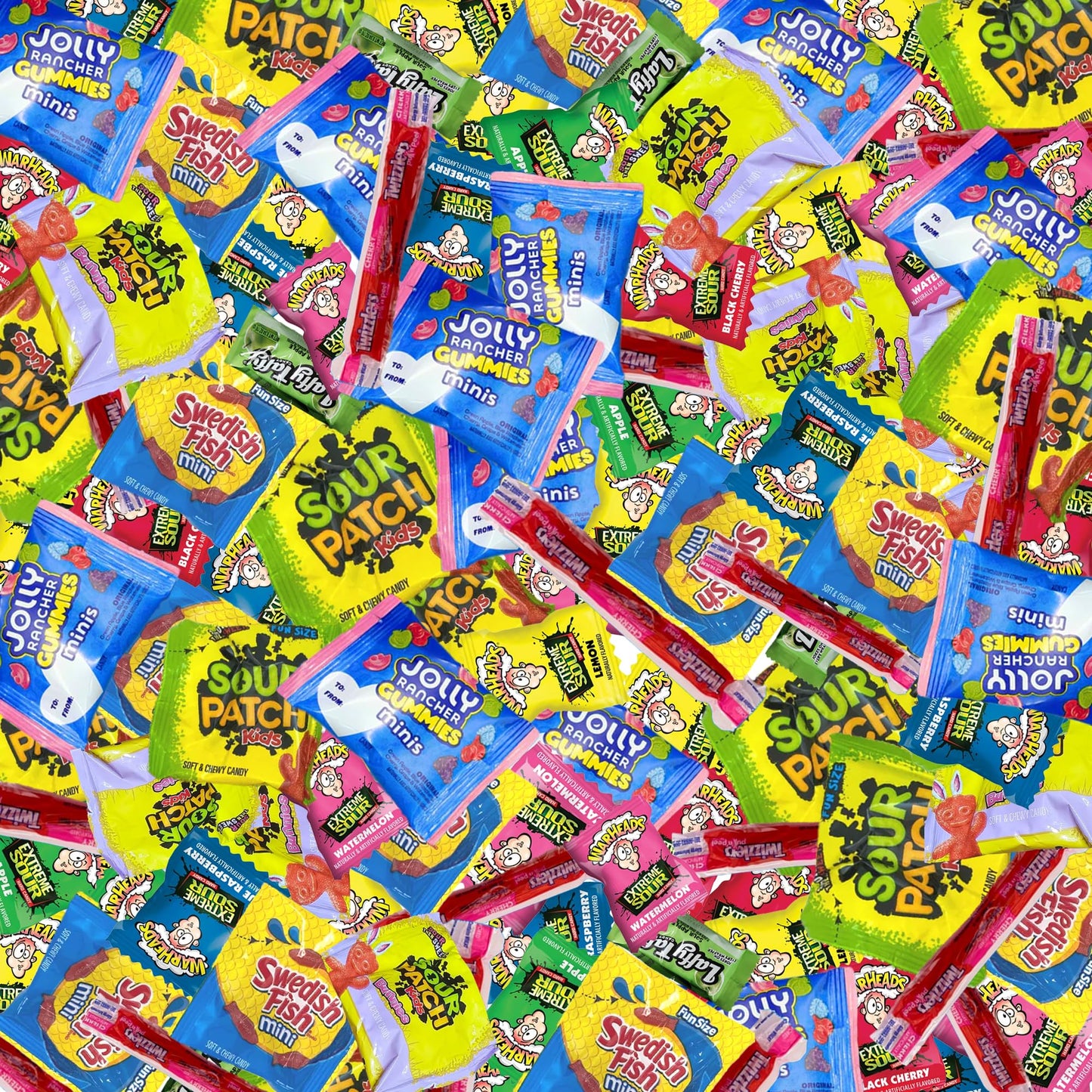 Halloween Candy Variety Pack Bulk - 6 LB Assorted Candy Mix | Individually Wrapped Candies for Goodie Bags Party Favors Kids Events Offices & Holidays | Mixed Fruit Gummy Flavor