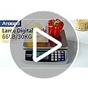 Atogou 66lb Food Scale, Commercial Kitchen Scale with Price Computing, Plug-in Usable, 0.05oz/1g, 304 Stainless Steel, for...