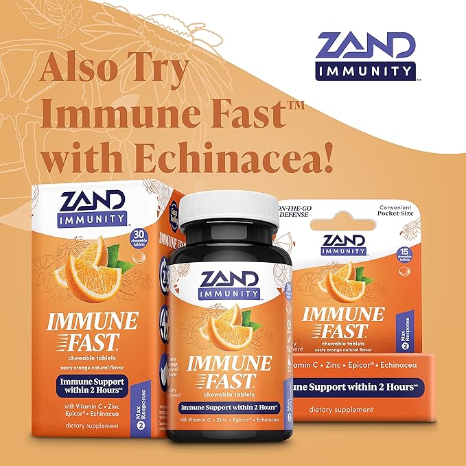Zand Elderberry Zinc Immunity Gummies with Vitamin C | Year-Round Immune Support for Children & Adults | 60ct, 30 Serv.