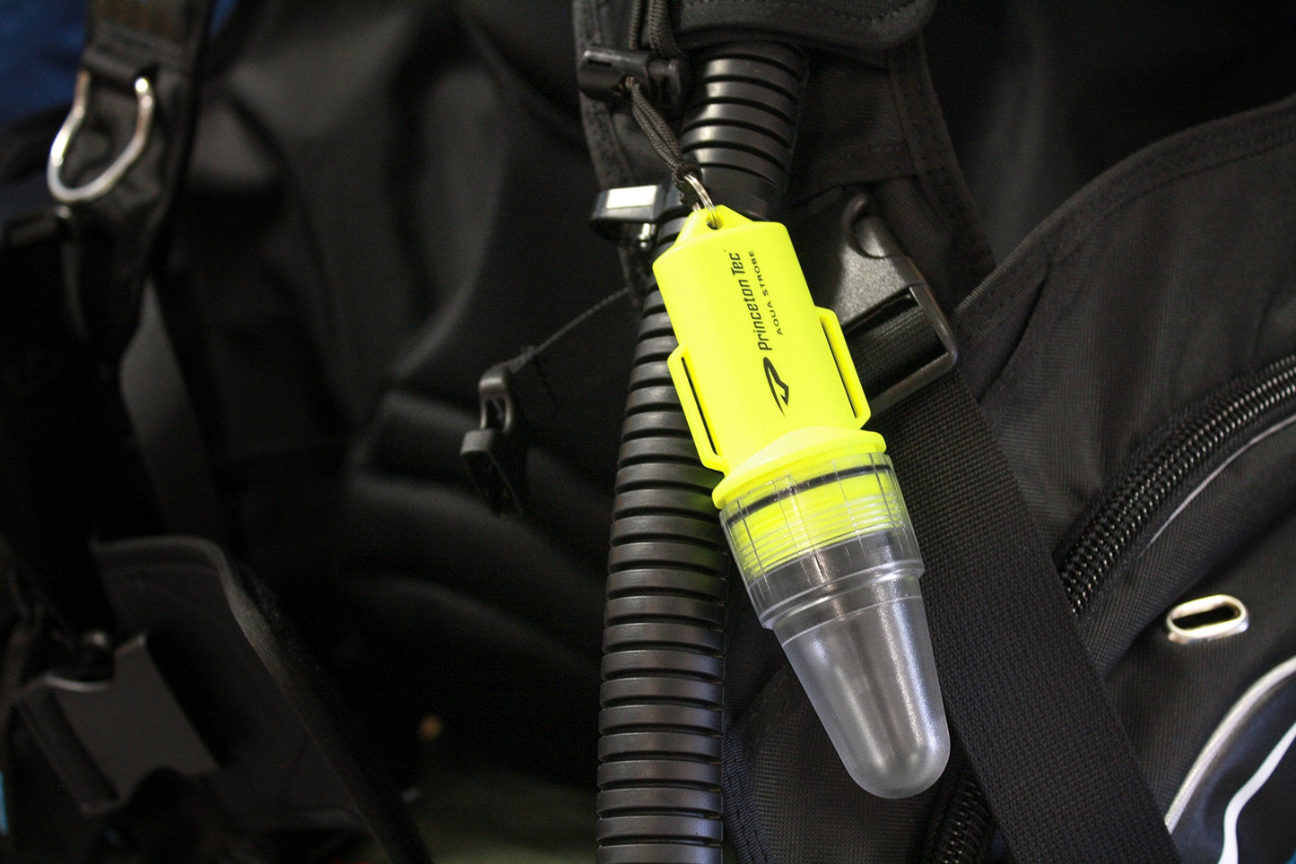 Princeton Tec Aqua Strobe Led Light - Neon Yellow, One Size, Durable Plastic, Model As-Led-Ny
