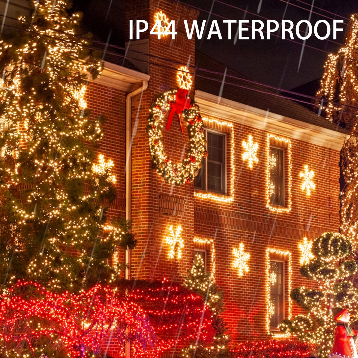 Dazzle Bright 20 Ft Battery Operated Fairy Lights, 60 Led Warm White Waterproof String Lights For Indoor Outdoor Decor
