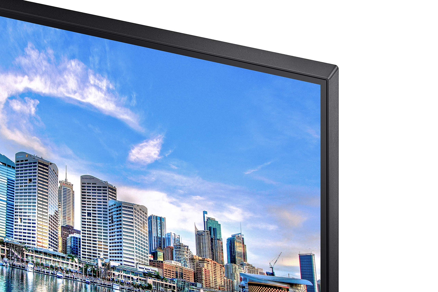 Samsung Ft45 Series 24-Inch Fhd 1080P Computer Monitor, 75Hz, Ips Panel, Hdmi, Displayport, Usb Hub, Built-In Speakers, Height A