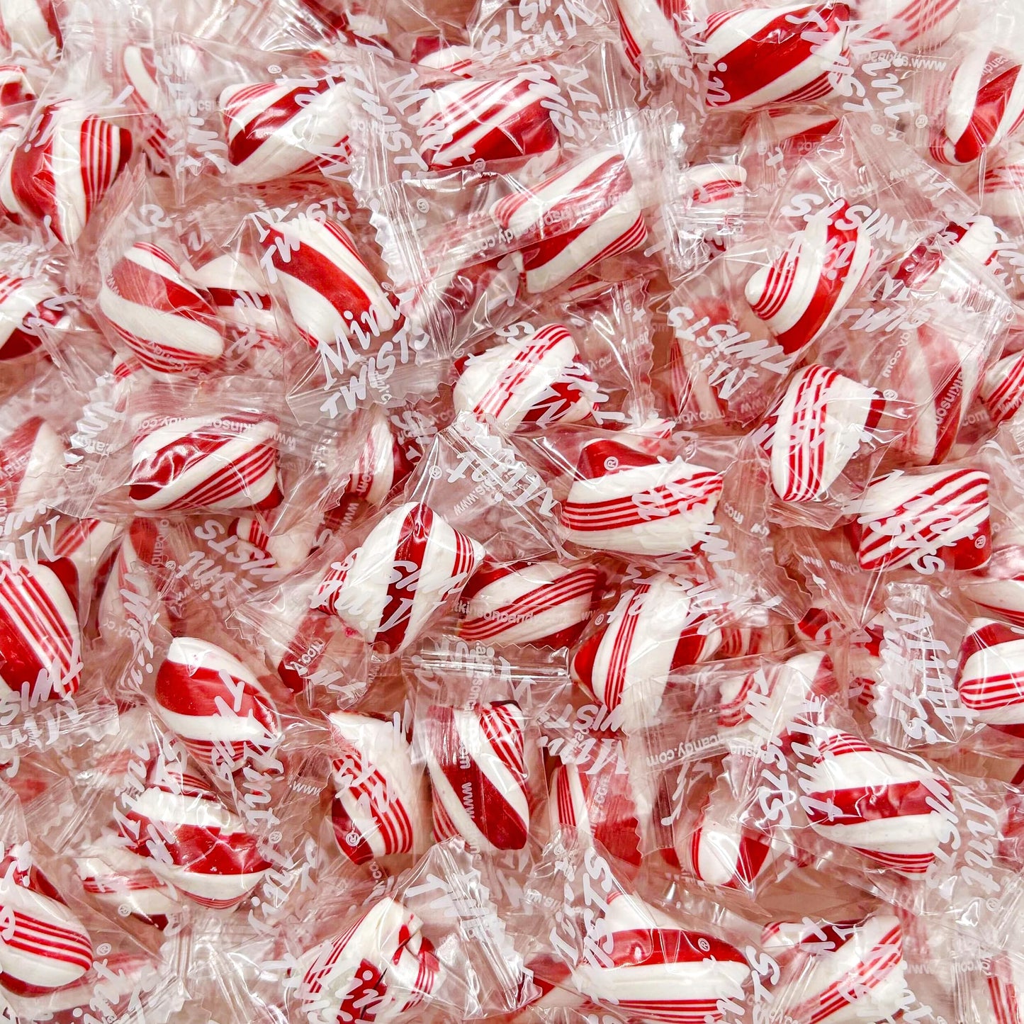 Peppermint Twists Hard Candy | 1 Pound Bag | Individually Wrapped Christmas Candy | Refreshing Mints for Office Bowls Gifting & Favors | Hospitality Mints