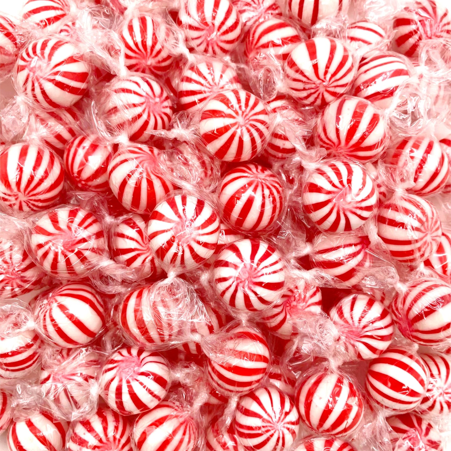 Jumbo MInt Balls |1 Pound Bag - Approx. 45 Count | Nostalgic Peppermint Hard Candy | Individually Wrapped Christmas Candy for Of