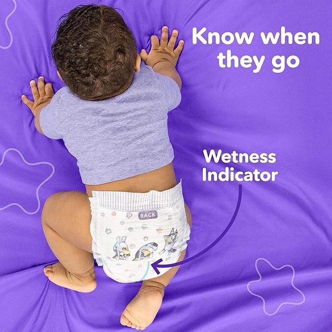 Luvs Diapers - Size 6, 144 Count, Bluey Platinum Protection Baby Diaper