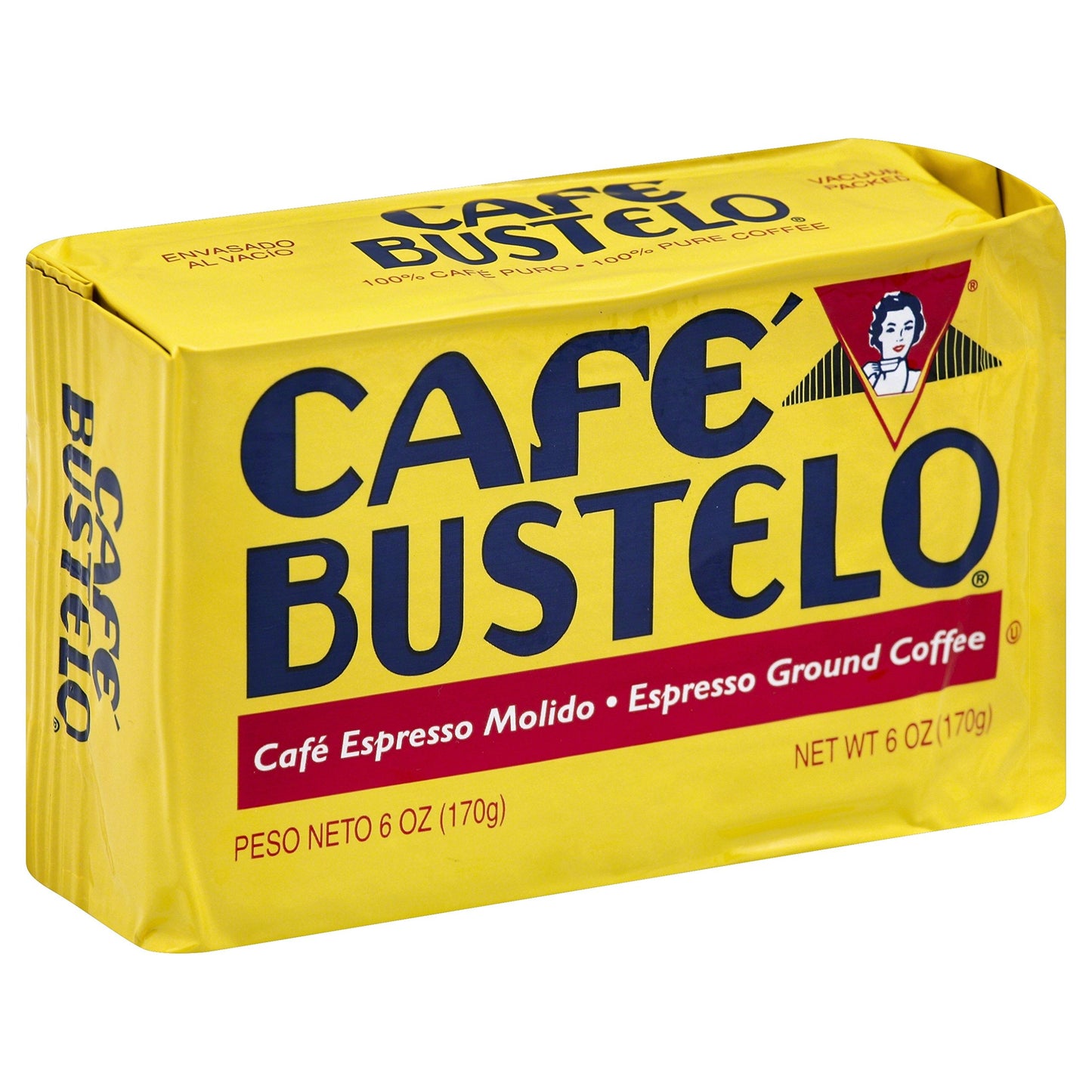 Caf Bustelo Coffee, Espresso Ground Coffee Brick, 6 Ounces, 28 Count