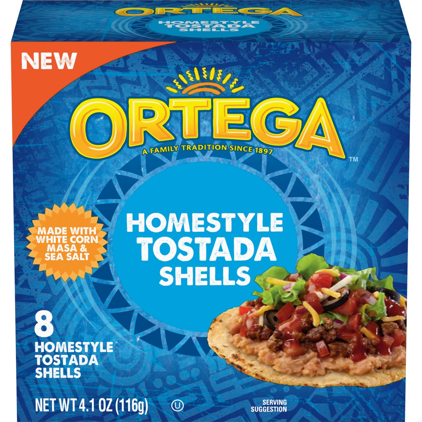 Ortega Homestyle Tostada Shells 8 Count (Pack of 1)