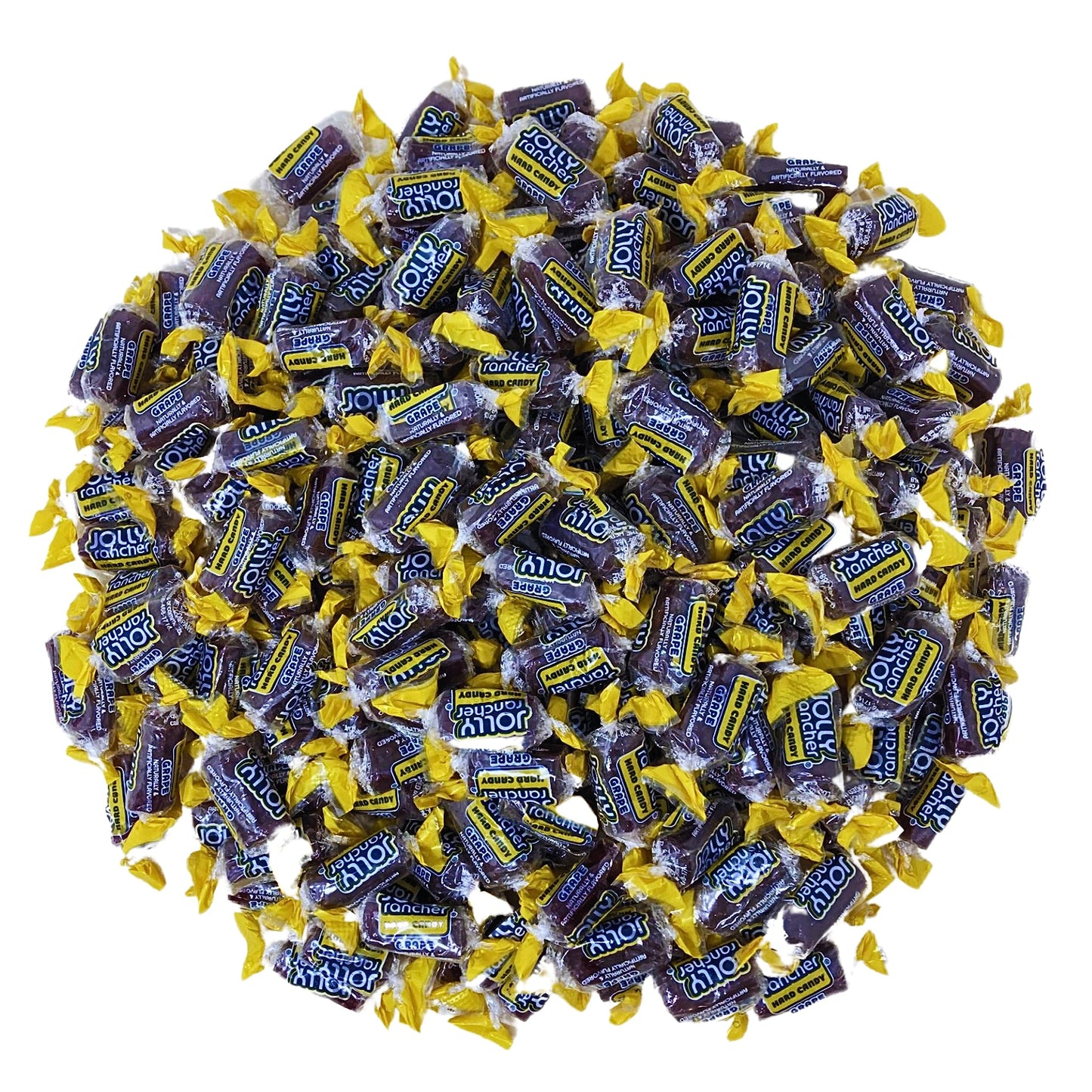 Jolly Ranchers Hard Candy 3lbs- All Grape Individually Wrapped Delicious Fresh Candy, 48Oz (Packaging Might Vary)