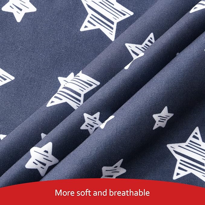Bassinet Sheets Set 4 Pack for Baby Boy, Universal Fit for Oval, Hourglass and Rectangular Mattress, Navy