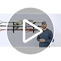 StoreYourBoard Ski Rack – Heavy-Duty Horizontal Ski Wall Mount & Snowboard Wall Mount for Garage Wall Shelving - Snowboard...