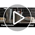 Juvale Metal Bucket - 6-Pack, 100 oz, 7 in Dia x 7.2 in H, Silver - Galvanized Buckets with Handles for Ice Tub & Beverage...