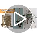Tenn Well 5mm Jute Rope, 100 Feet 4Ply Twisted Heavy Duty and Thick Twine Rope for Gardening, Crafting, Bundling, Cat Scra...
