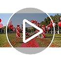 Breling 6.6ft Large Metal Heart Arch Stand and Will You Marry Me LED Neon Light Sign Backdrop for Outdoor Proposal Wedding...