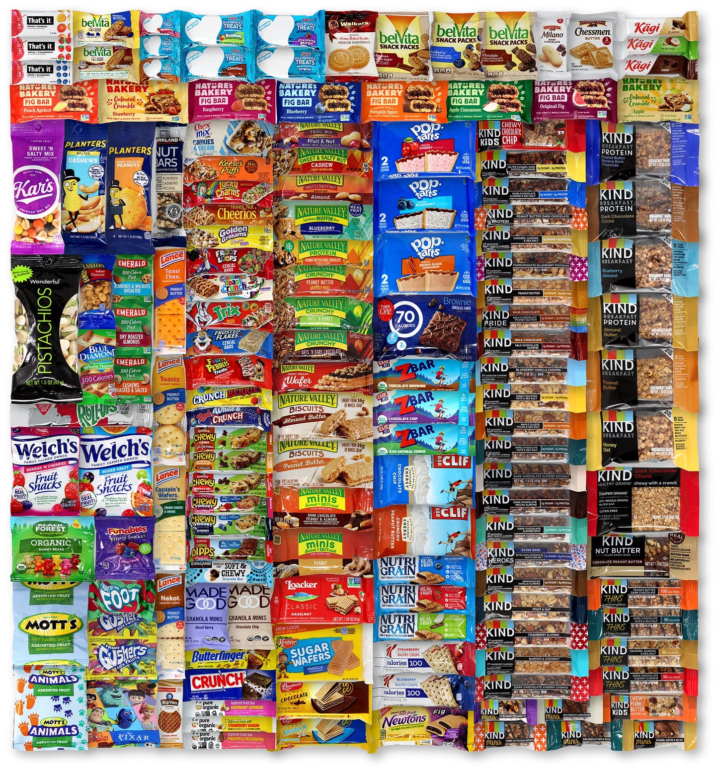 Niro Ultimate Snack Box | 30 Count Bar Variety Pack | Mixed Bars for Adults