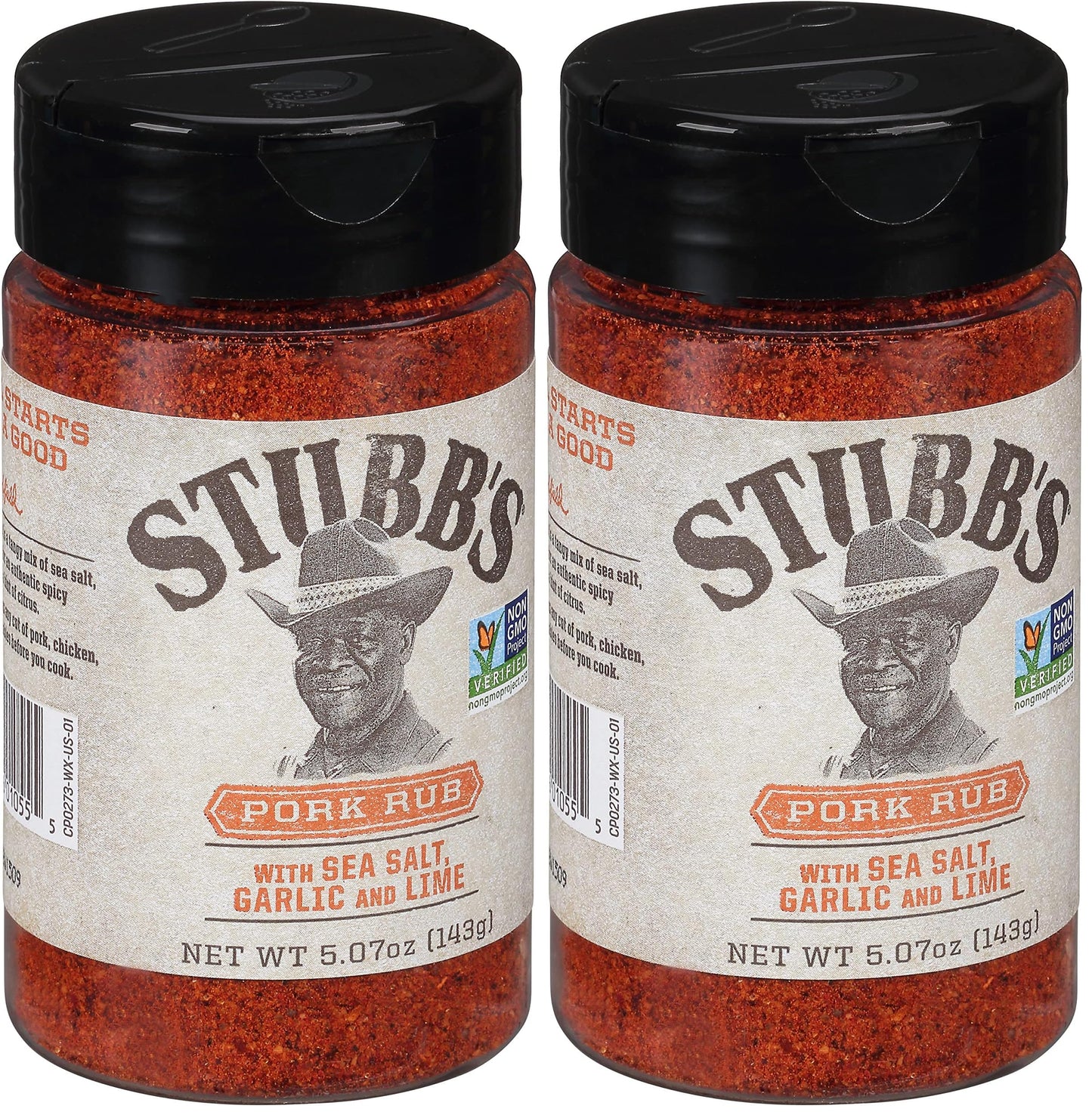 Stubb s Pork Rub, 5.07 oz (Pack of 2)
