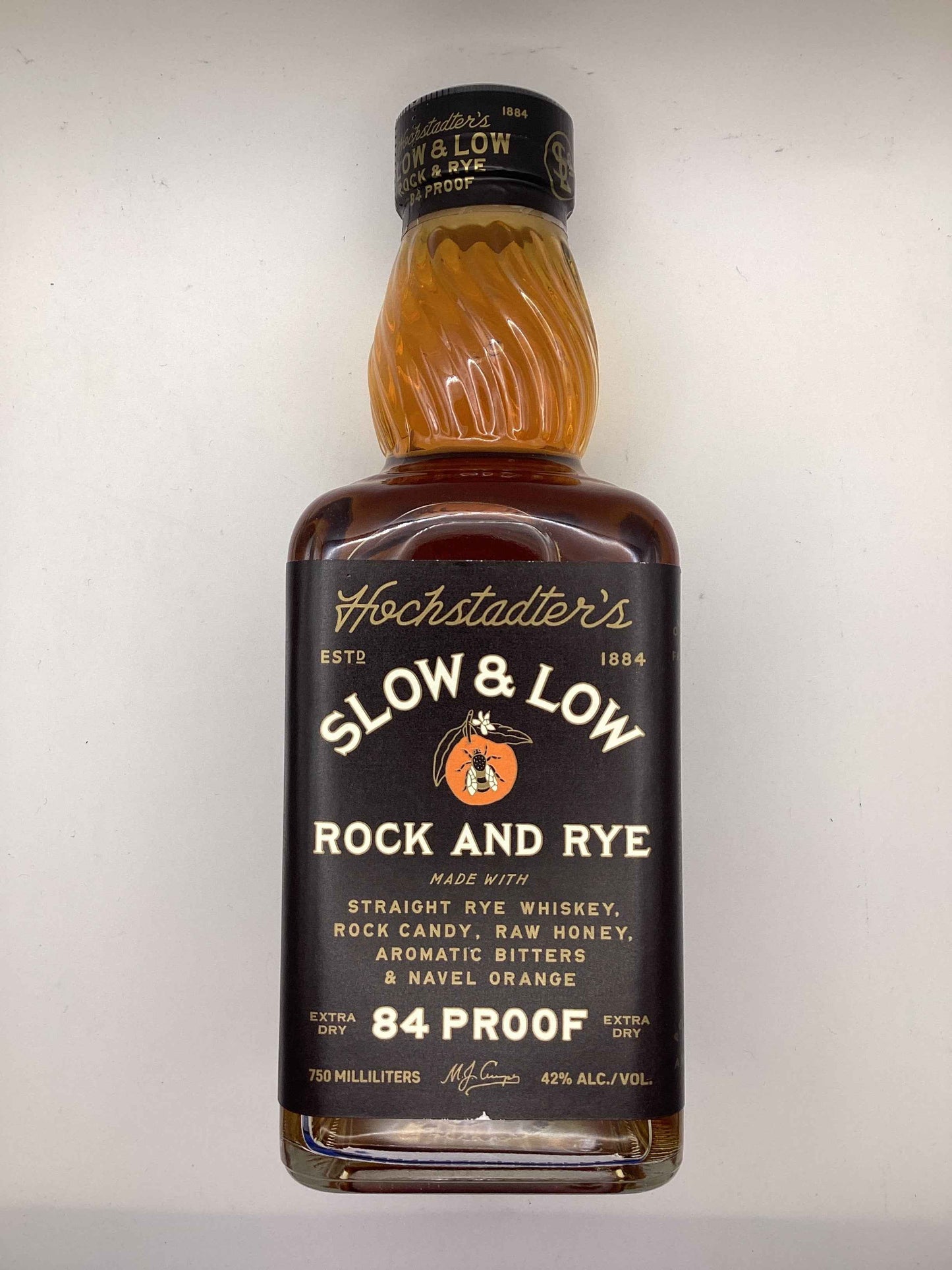 Hochstadter’s Slow & Low Rock and Rye 750ml