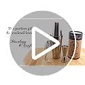 Mixology & Craft Boston Shaker Set with Weighted Martini Shakers | Cocktail Shaker Set Includes Strainer and Japanese Jigg...