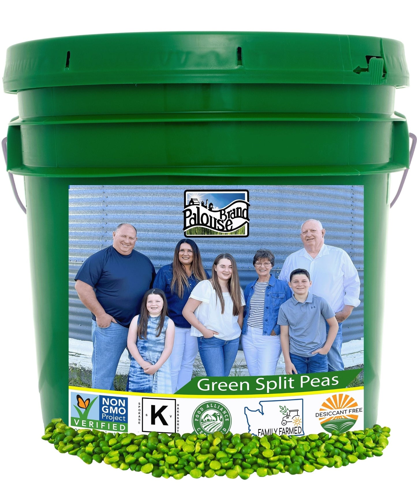 Green Split Peas | 25 Lb Bucket