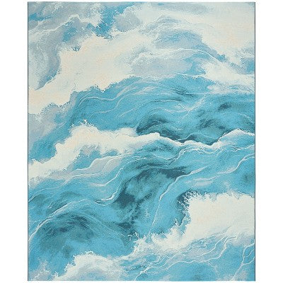 Nourison Color Splash Coastal Indoor/Outdoor Flatweave Rug