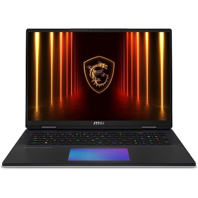 MSI Titan 18 HX AI 18" 120Hz MiniLED UHD+ Gaming Laptop: Intel Ultra 9-285HX, RTX 5090, 64GB DDR5, 6TB SSD, Wi-Fi 7, Win 11 Pro: Black A2XWJG-614US