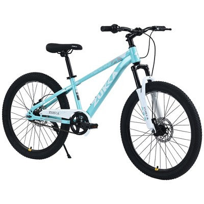 PAGED Kids Bike, 1-Speed Children Road Bike with Rear Rack, Children's Bicycle with Coaster Brake & V-Brake for Boys & Girls