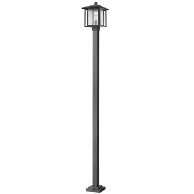 Aspen Outdoor Post Light - Modern Geometric Design, Dimmable, Wet Rated, 100W Incandescent